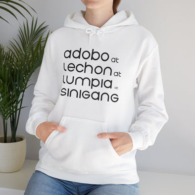 Adobo at Lechon at Lumpia at Sinigang Hooded Sweatshirt