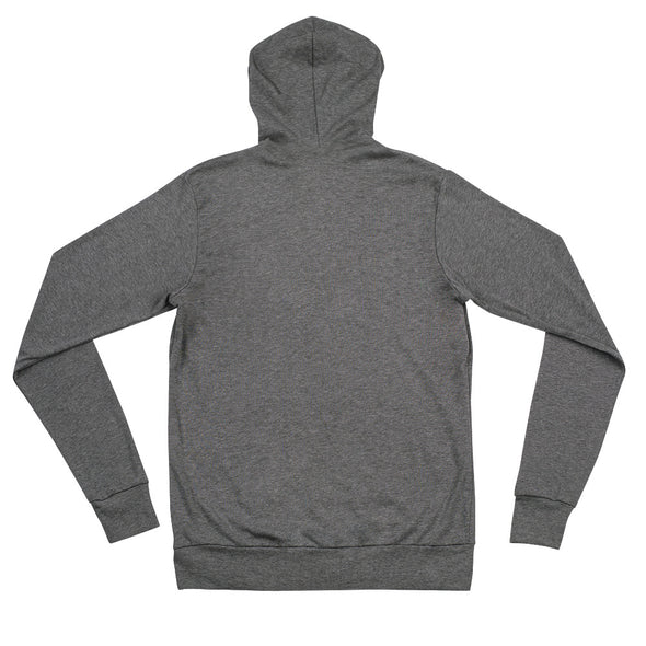 Tric olor Zipped Hoodie